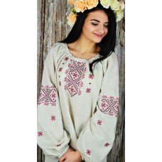 Embroidered blouse "Simplicity linen"