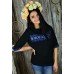 Embroidered blouse "Polar Star"