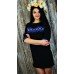 Embroidered dress "Polar Star"