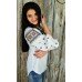 Embroidered blouse "Winter Morning"