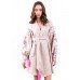 Embroidered Wrap Around Dress "Sparkling Champagne"