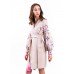 Embroidered Wrap Around Dress "Sparkling Champagne"