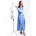 Embroidered Boho Dress "Blue Story"