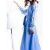 Embroidered Boho Dress "Blue Story"