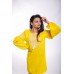 Embroidered Mini Dress "Bright Sunshine" Yellow