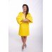 Embroidered Mini Dress "Bright Sunshine" Yellow
