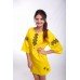 Embroidered Classic Dress "Wintage Summer" handmade