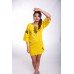 Embroidered Classic Dress "Wintage Summer" handmade