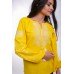 Embroidered Blouse "Happy Moments" yellow