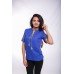Embroidered Blouse "Herdan" blue