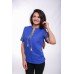 Embroidered Blouse "Herdan" blue