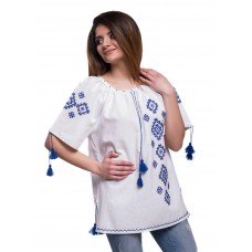 Embroidered Blouse "Cuteness" handmade