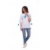 Embroidered Blouse "Tenderness" handmade
