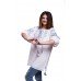 Embroidered Blouse "Lovely Heart" handmade