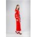 Embroidered Dress "Boho Flame"