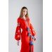Embroidered Dress "Boho Flame"
