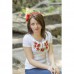 Embroidered t-shirt "Poppy Big"