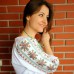 Embroidered blouse "Ancient Day Cross-stitched"
