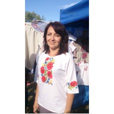 Embroidered blouse "Summer Melody"