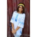 Embroidered blouse "Merejka Blue"