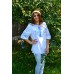 Embroidered blouse "Merejka Blue"