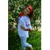 Embroidered blouse "Happiness"
