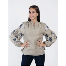 Boho Style Ukrainian Embroidered Folk  Blouse 1