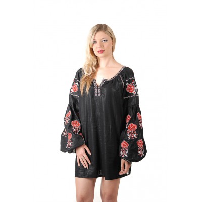 Boho Style Ukrainian Embroidered Folk  Blouse 6