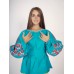 Boho Style Ukrainian Embroidered Folk Blouse 8