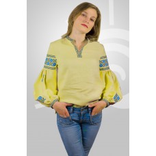 Boho Style Ukrainian Embroidered Folk  Blouse "Sun" 6