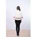Embroidered coat "Lace" white