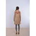 Embroidered coat "Poppy Bouquet" beige