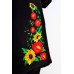 Embroidered coat "Sunrise" black