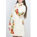 Embroidered coat "Sunrise" white