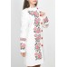Embroidered coat "Roses Lace" white
