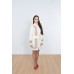 Embroidered coat "Chestnut" white
