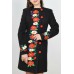 Embroidered coat "Flower Fantasy" black