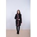 Embroidered coat "Chestnut" black