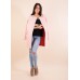 Polka Dot Cashmere Coat "Nymph" soft pink
