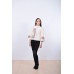 Embroidered coat "Wild Rose" white