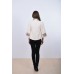 Embroidered coat "Wild Rose" white