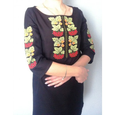 Embroidered dress "Oak&Kalyna 2"