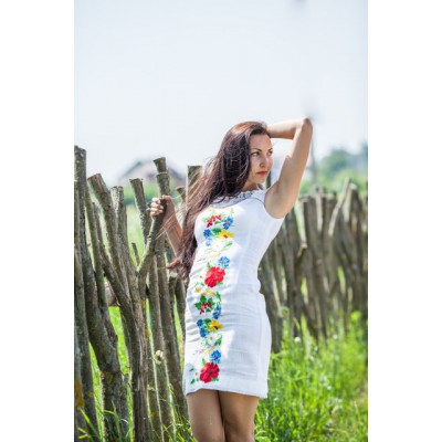 Embroidered dress "Floral"