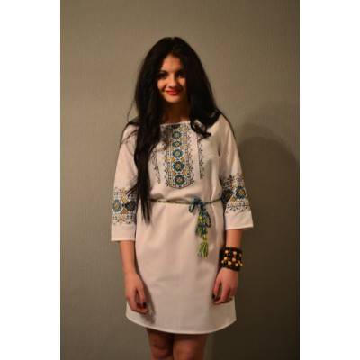 Embroidered dress "Freedom Fighter"