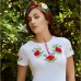 Embroidered t-shirt "Bouquet maxi"