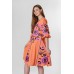 Sleeveless Ukrainian Embroidered Mini Dress "Rose"