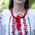 Embroidered blouse "Summer Roses"