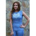 Embroidered set: top&trousers "Romance"