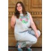Embroidered set: top&trousers "Melody of Summer"
