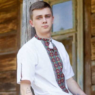 Embroidered shirt "Treasure short sleeves"